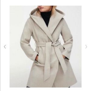 Zara hooded coat